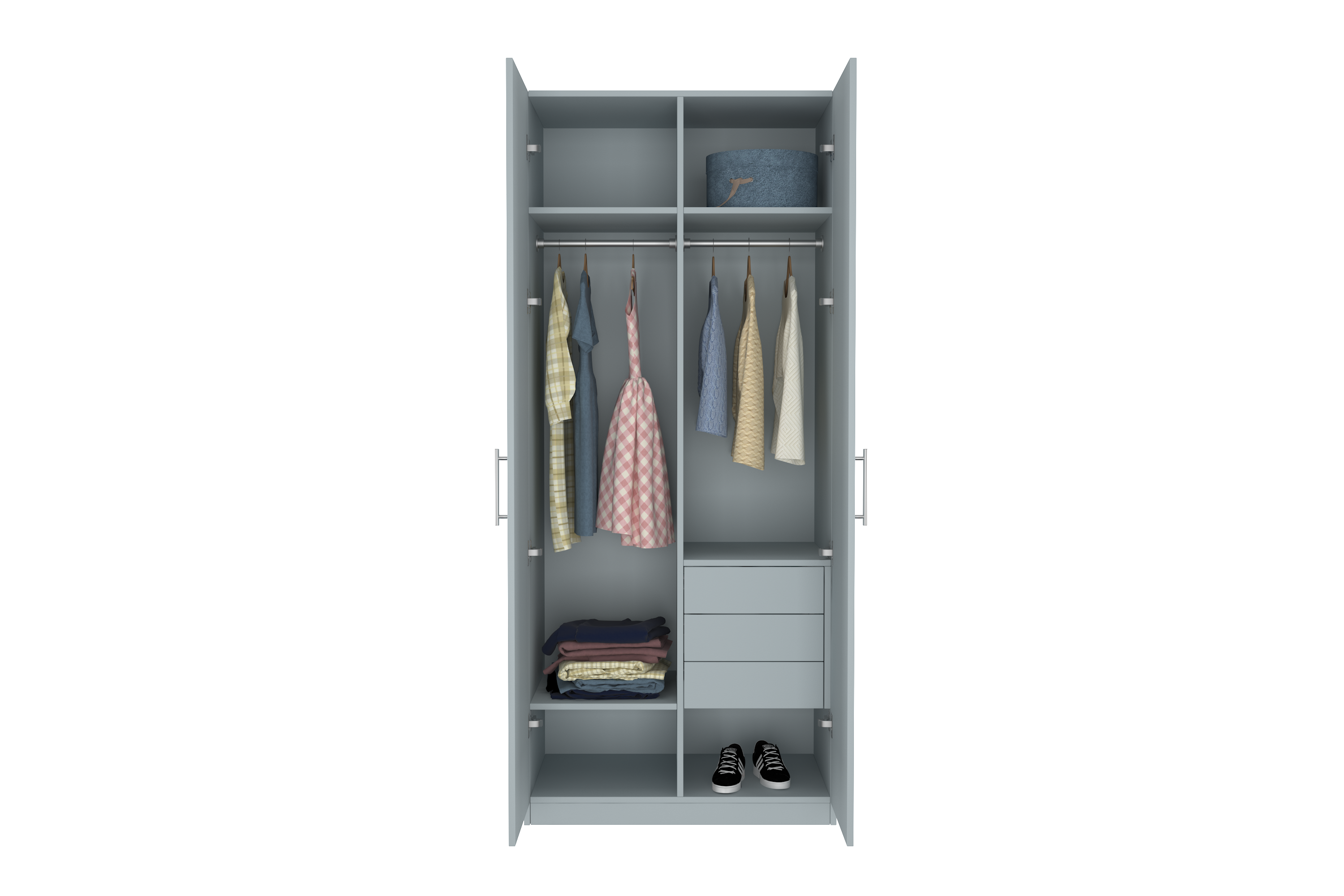 Elegant Two Door Wardrobe D3