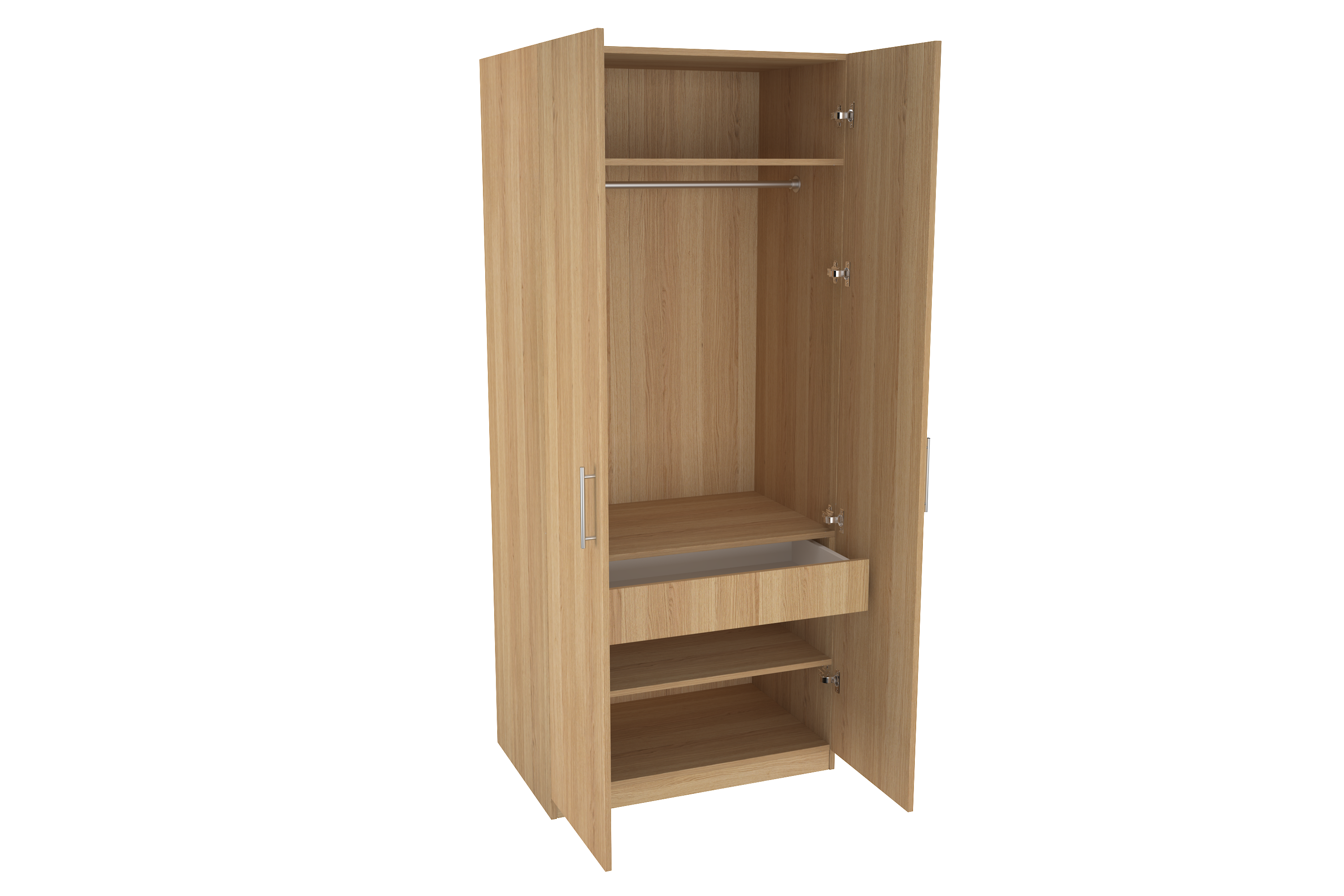 Elegant Two Door Wardrobe D1