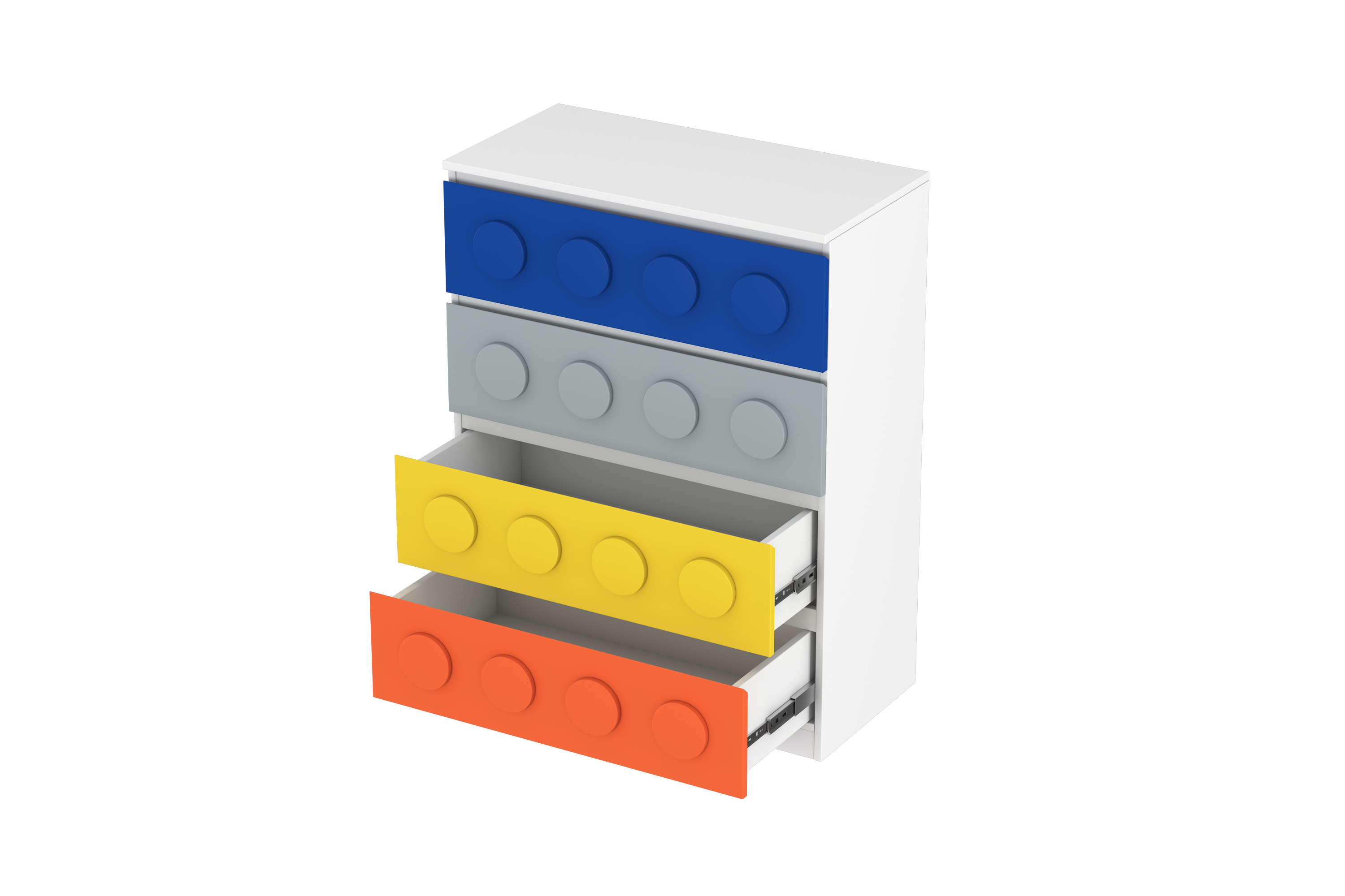 Lego Inspired Chest of Drawers D1