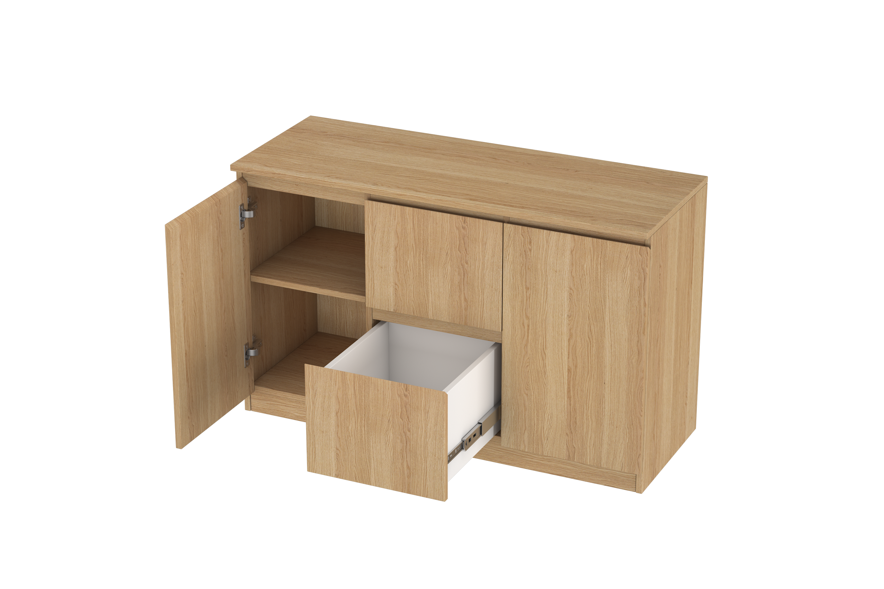 LittleBird Chest of Drawer S7 in Oak
