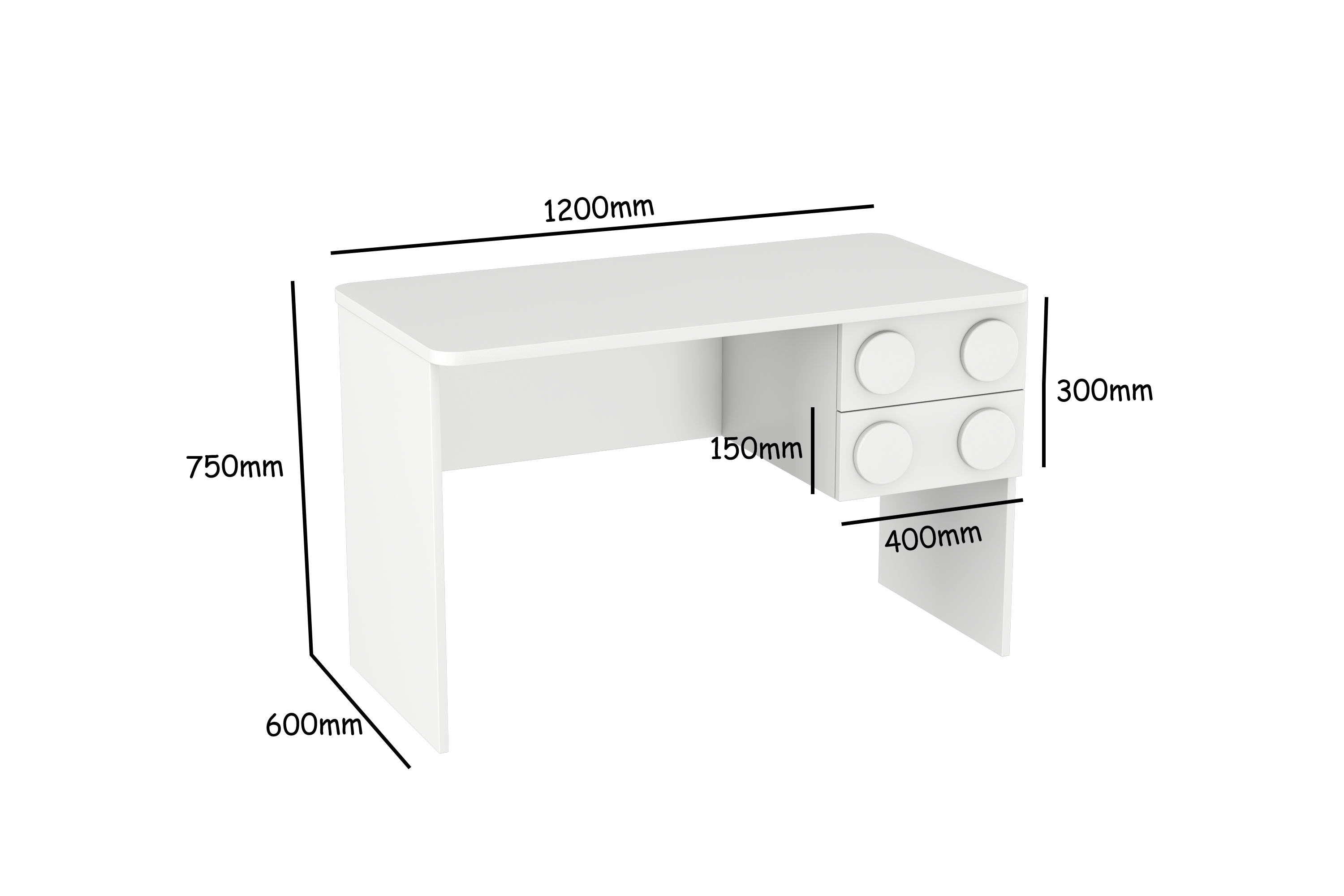 Lego Inspired Study Table
