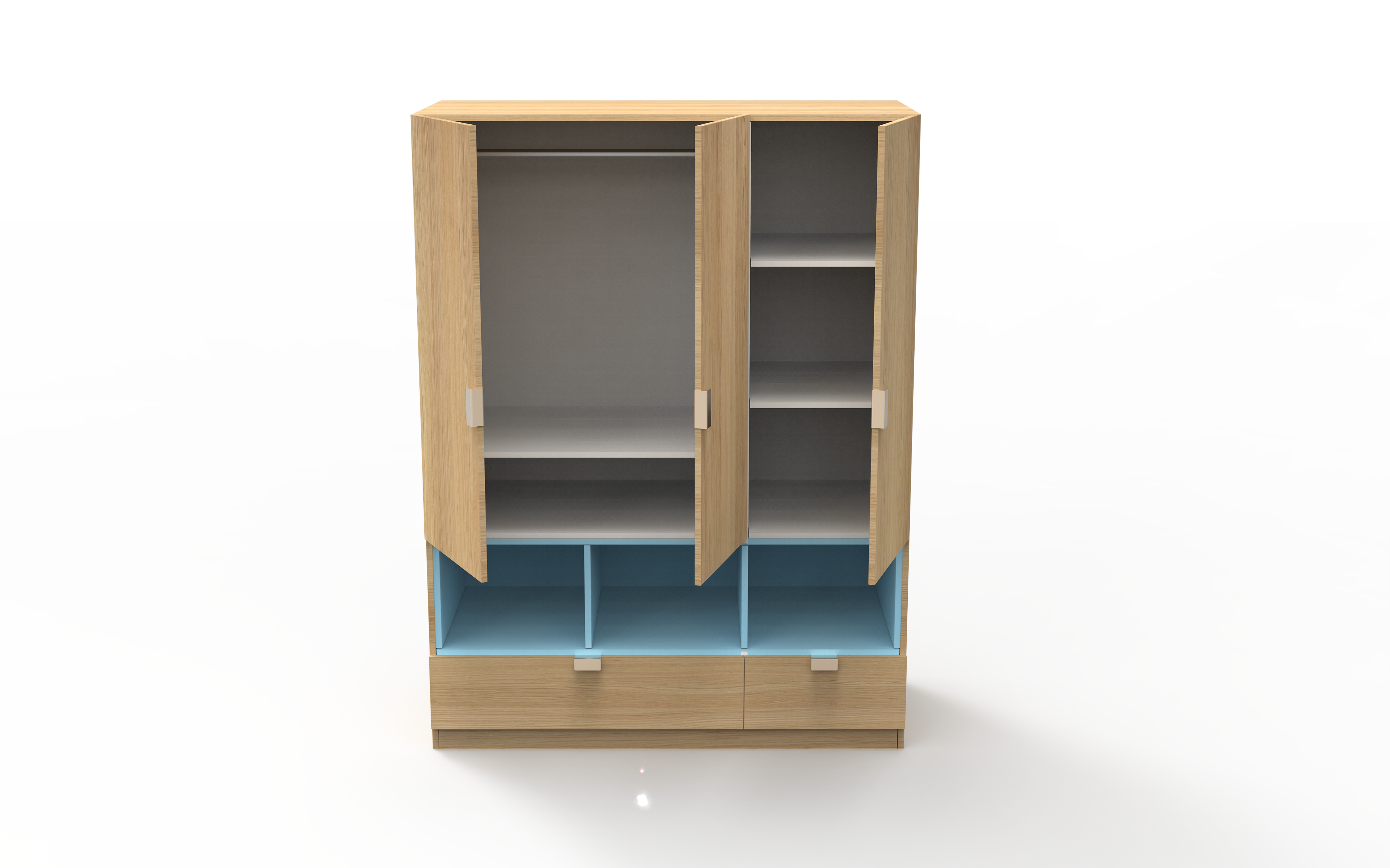 Oakmore 3 Door Wardrobes