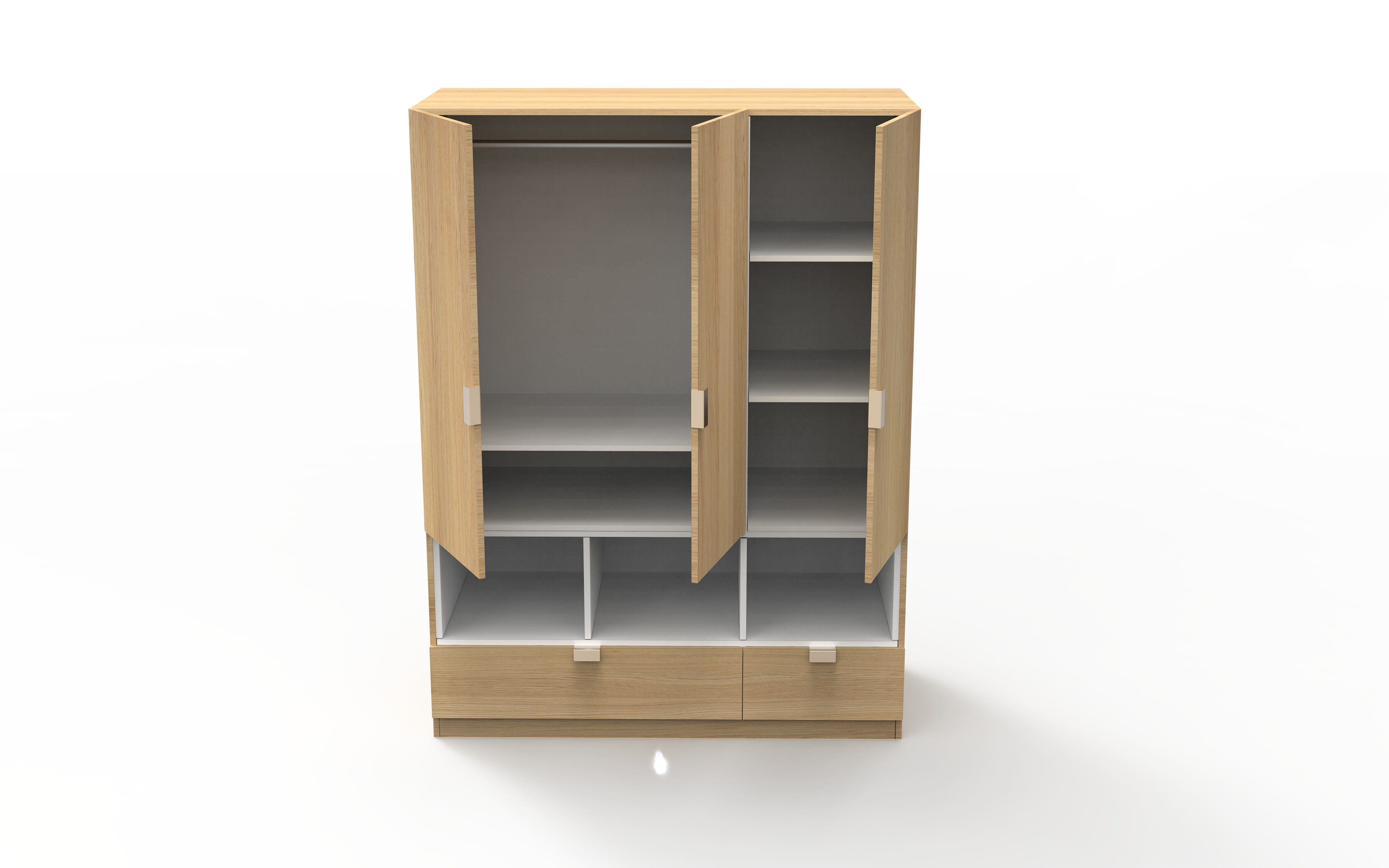 Oakmore 3 Door Wardrobes