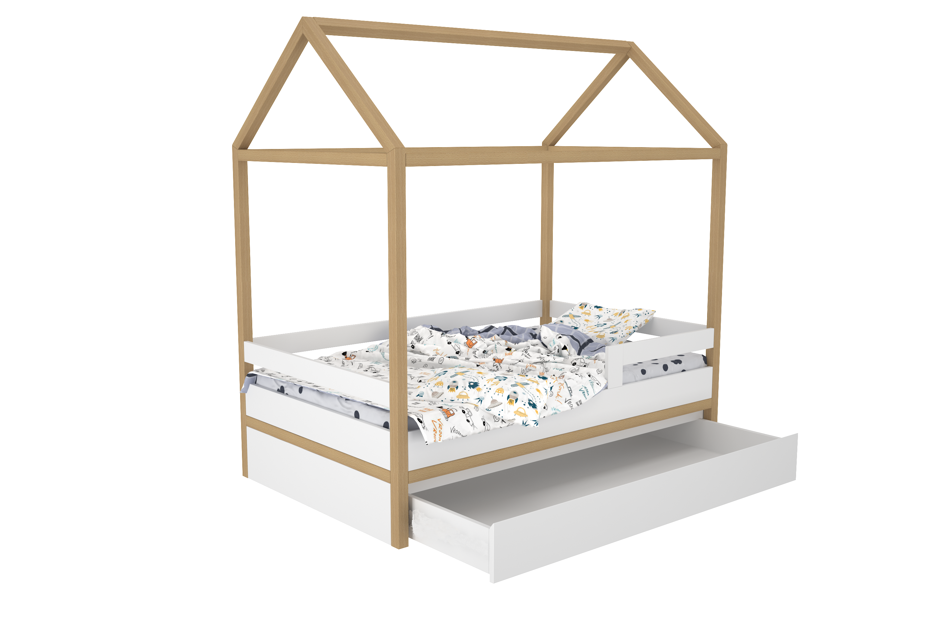 Hut Bed with Storage B3