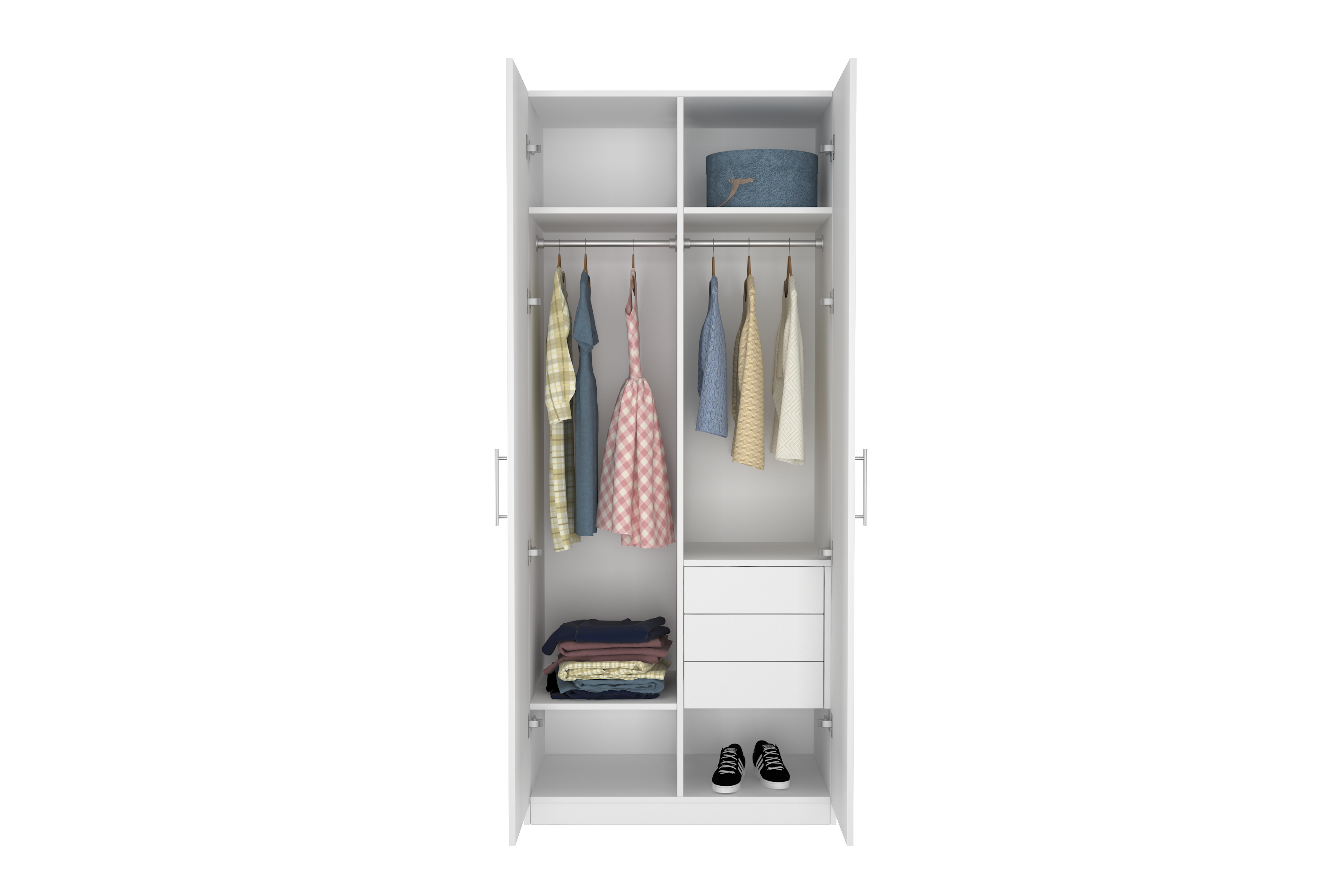 Elegant Two Door Wardrobe D3