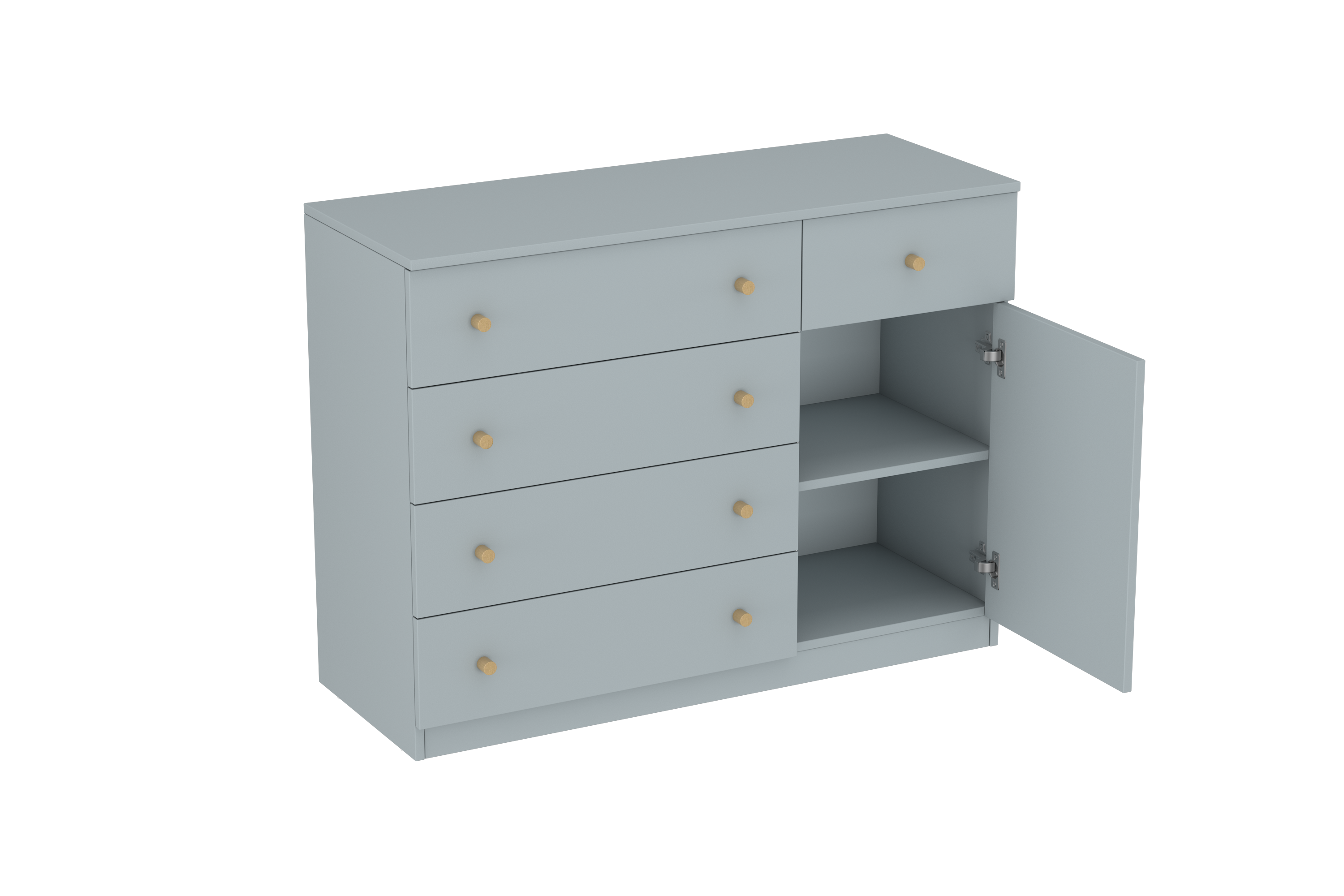 LittleBird Chest of Drawer S5 in Grey