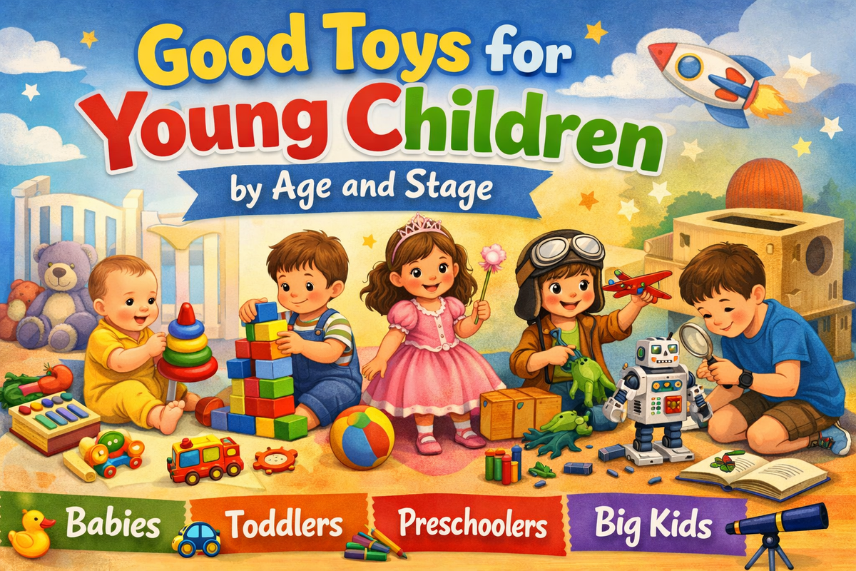 Good Toys for Young Children by Age and Stage