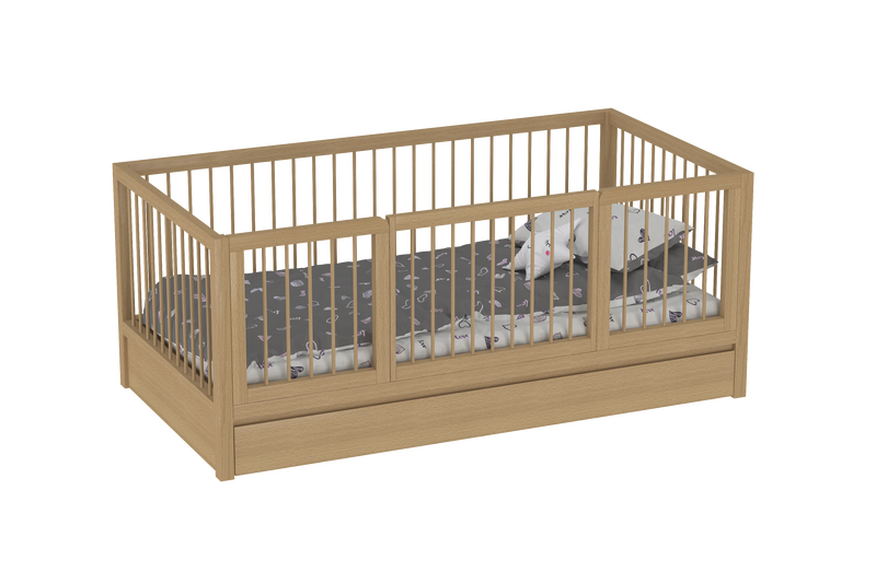 Montessori Toddler Floor Bed S2 with Storage