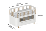 5 In 1 Oasis Co-Sleeping Crib With Storage