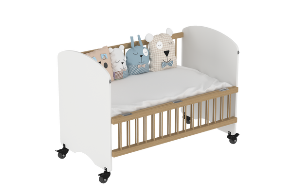 Feather Crib with Folding Sides
