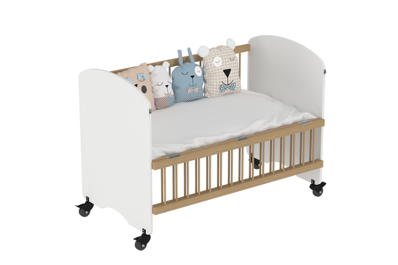Feather Crib with Folding Sides – LittleBird India