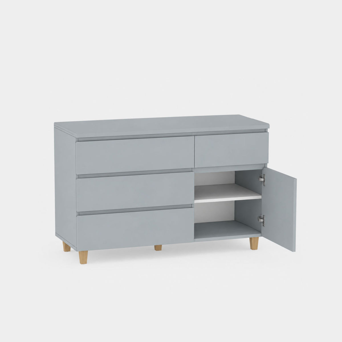 LittleBird Changing Station X4 in Grey with Groove Handle