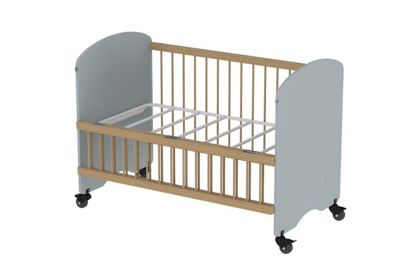 Feather Crib with Folding Sides