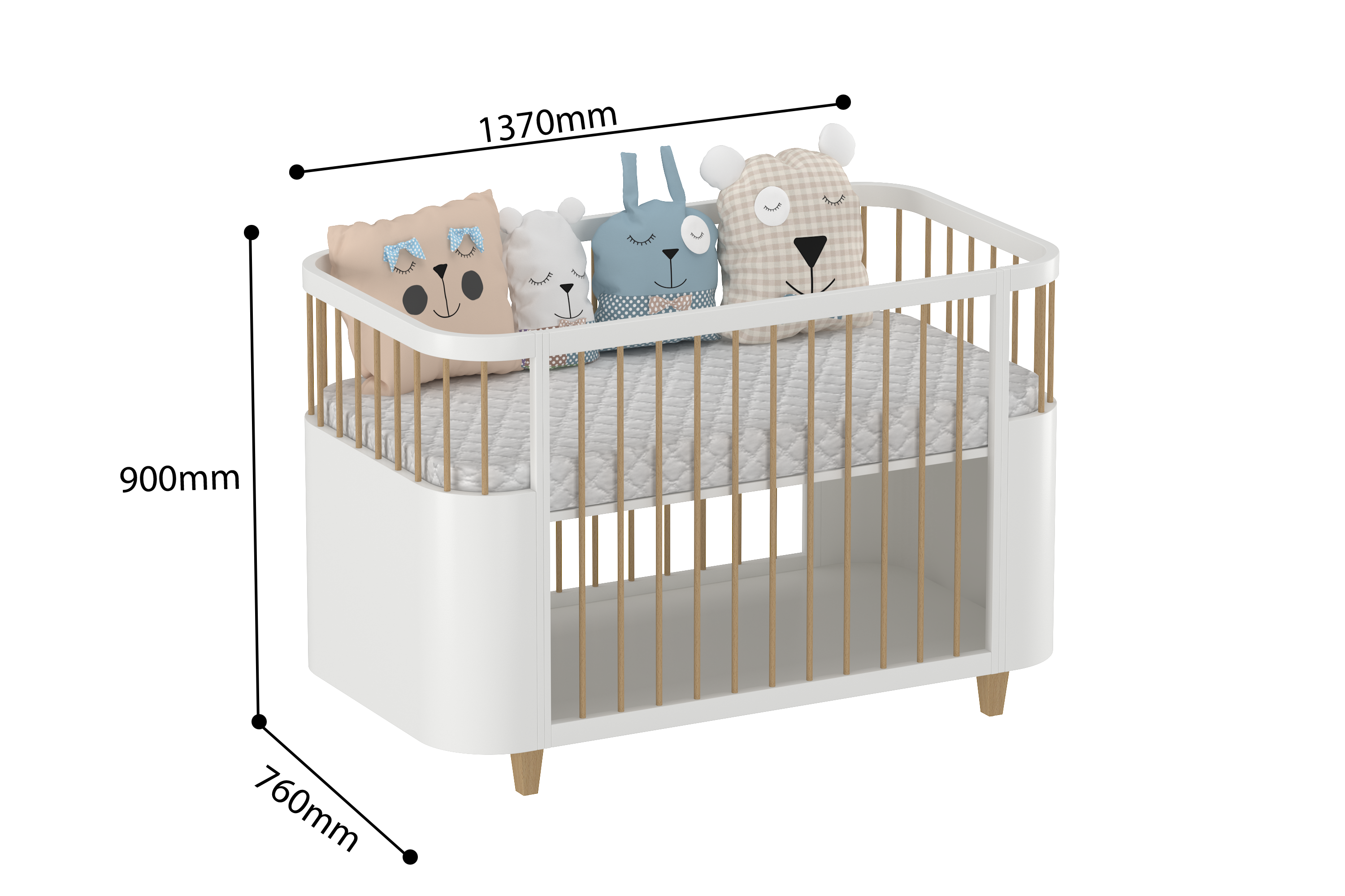 4 in 1 Oasis Crib