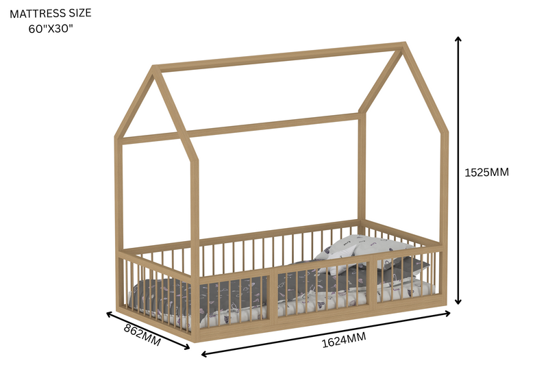 The LittleBird Floor Hut Bed B1