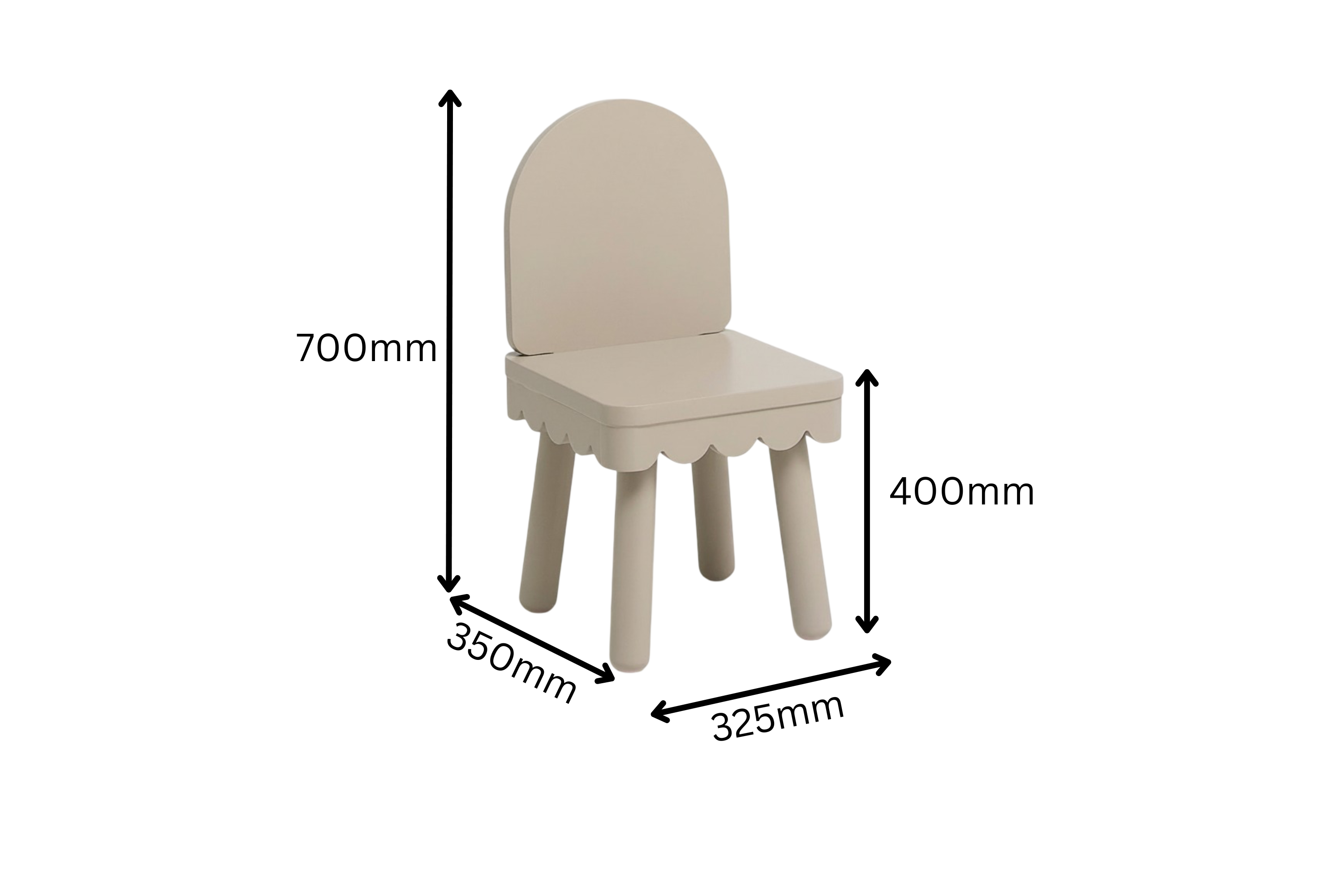 Scallop Study Chair