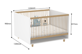 The Elegant Twin Crib