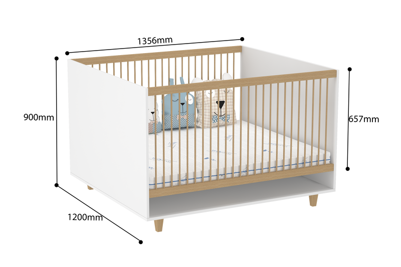 The Elegant Twin Crib