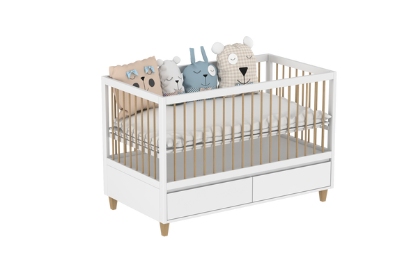 Amour Crib With 2 Drawer