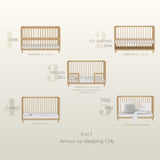 5 in 1 Amour Co Sleeping Crib