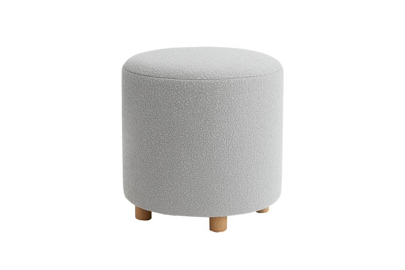 Pebble Bouclé Pouf
