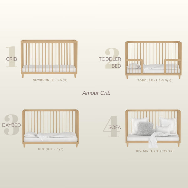 4 In 1 Amour Crib