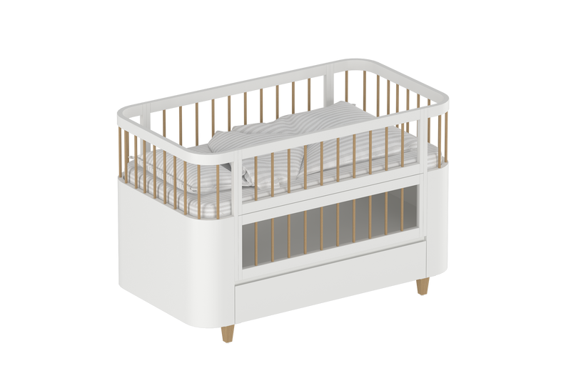 5 In 1 Oasis Co-Sleeping Crib With Storage