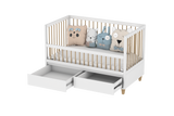 Amour Co-Sleeping Crib With 2 Drawer