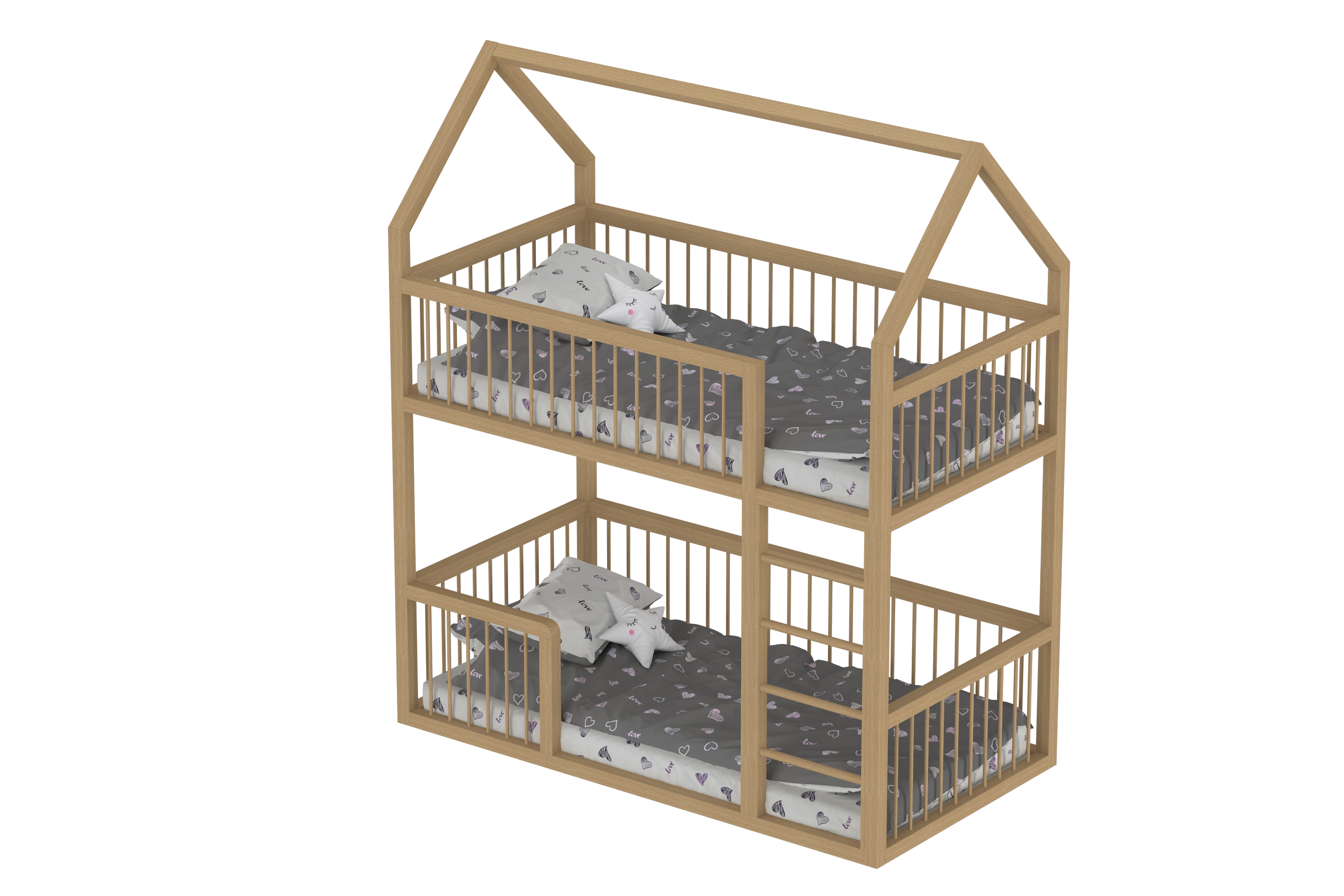 Montessori Styled Hut Bunk Beds