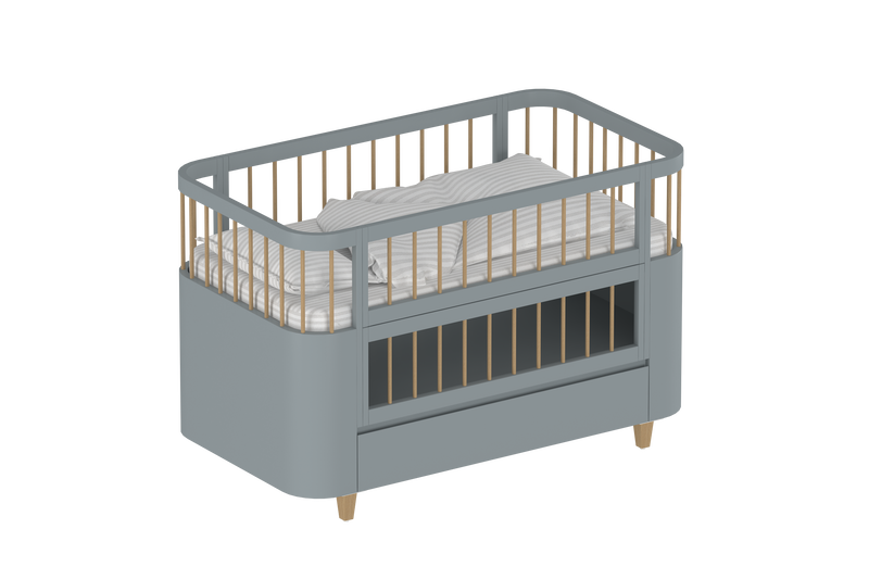 5 In 1 Oasis Co-Sleeping Crib With Storage