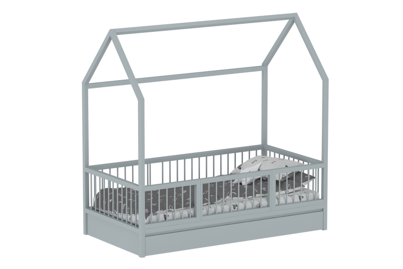The LittleBird Floor Hut Bed B2 with Storage