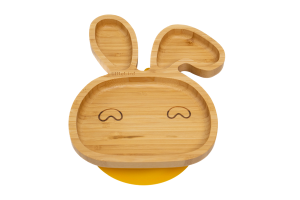 Bunny Life Bamboo Plate