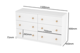 LittleBird Chest of Drawer S1 in White