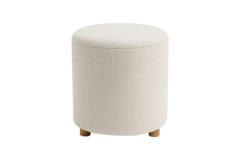 Pebble Bouclé Pouf