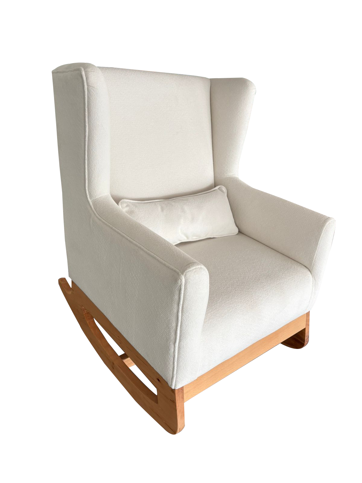 Sway Nursing Chair, Lumbar Cushion and Ottoman