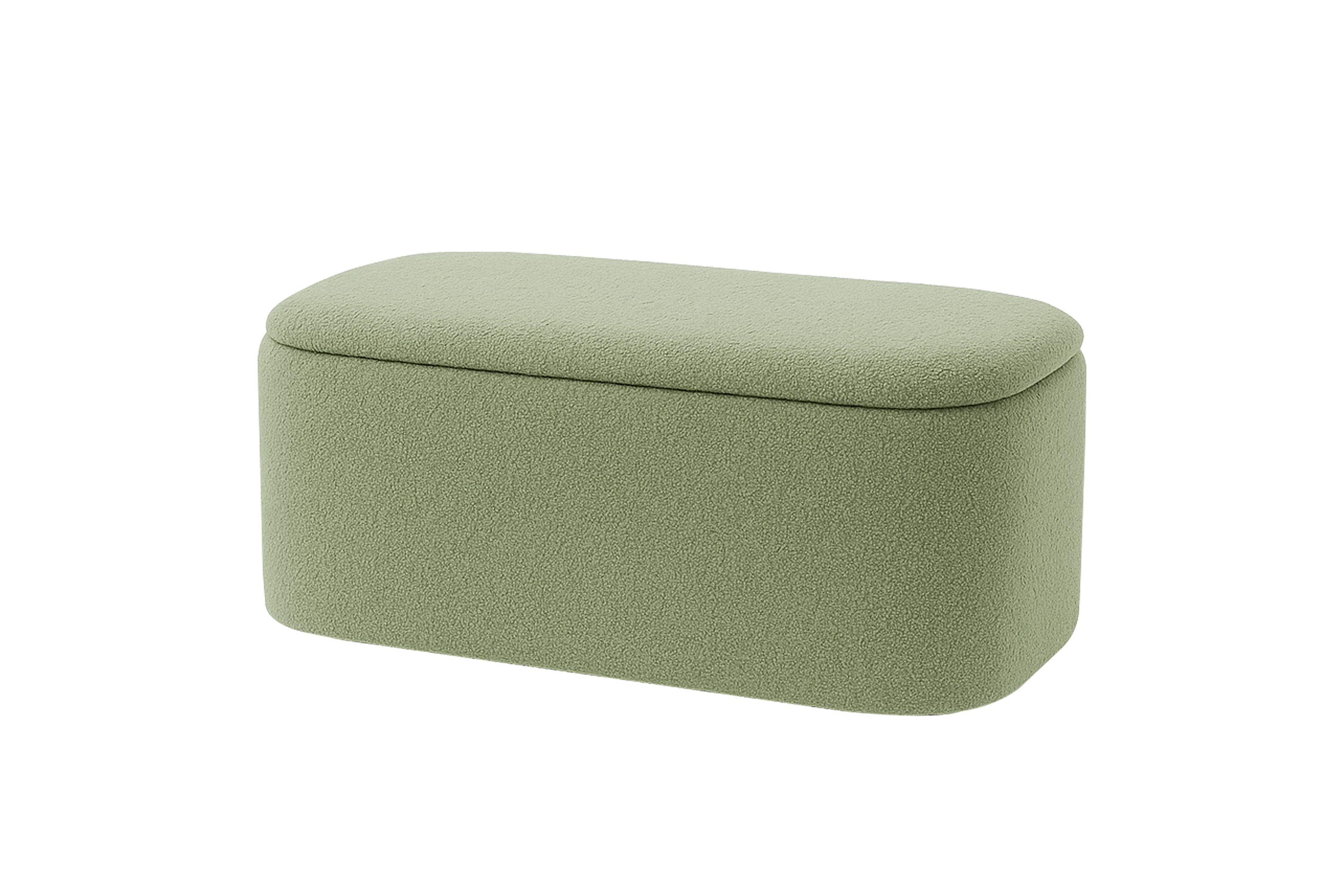 Pebble Bouclé Storage Bench