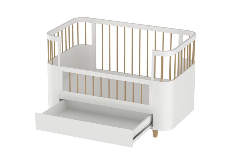 5 In 1 Oasis Co-Sleeping Crib With Storage