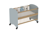 Feather Crib with Folding Sides