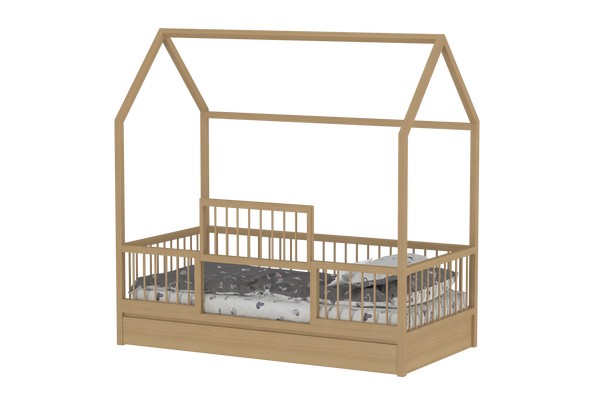 The LittleBird Floor Hut Bed B2 with Storage