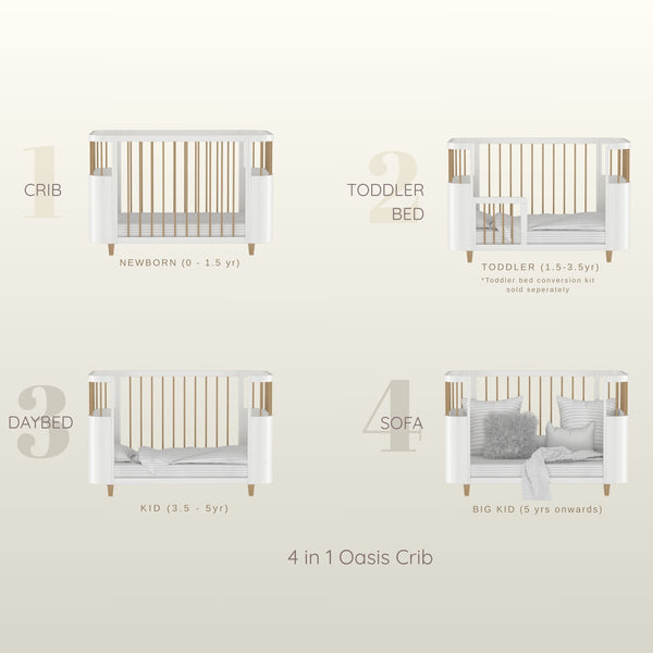 4 in 1 Oasis Crib