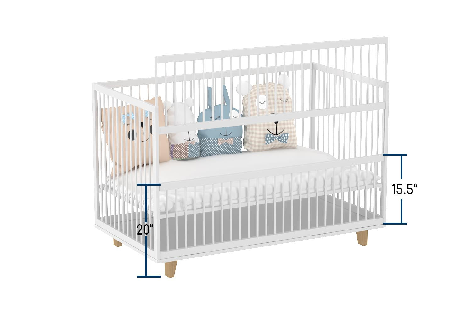 5 in 1 Amour Co Sleeping Crib