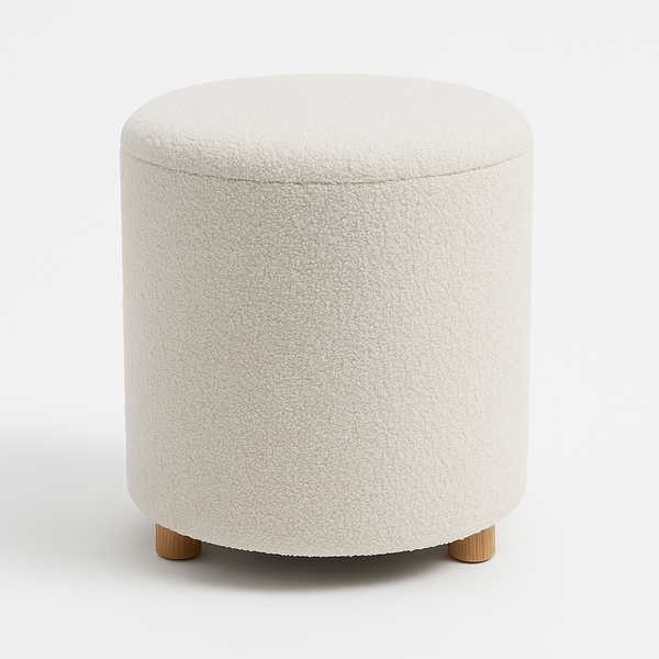 Pebble Bouclé Pouf