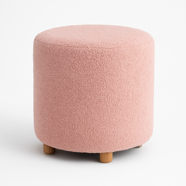 Pebble Bouclé Pouf