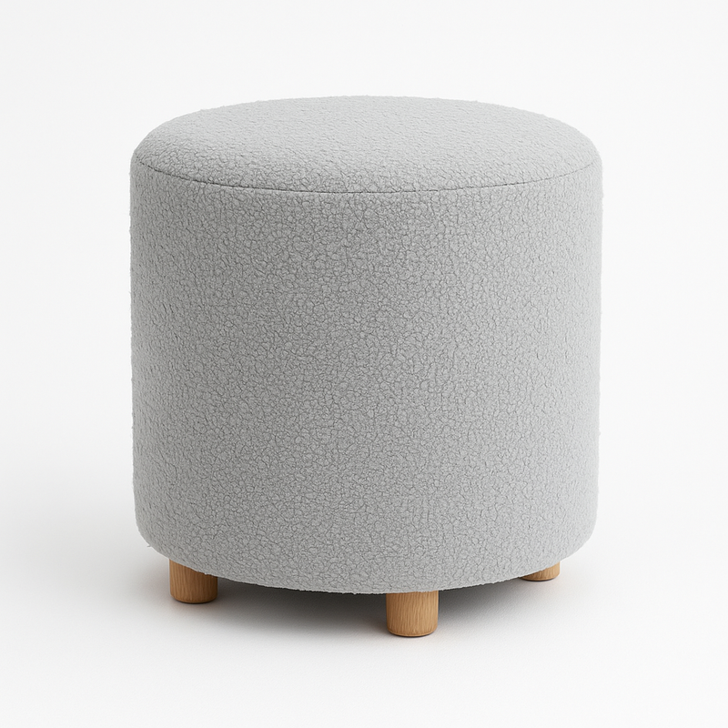 Pebble Bouclé Pouf