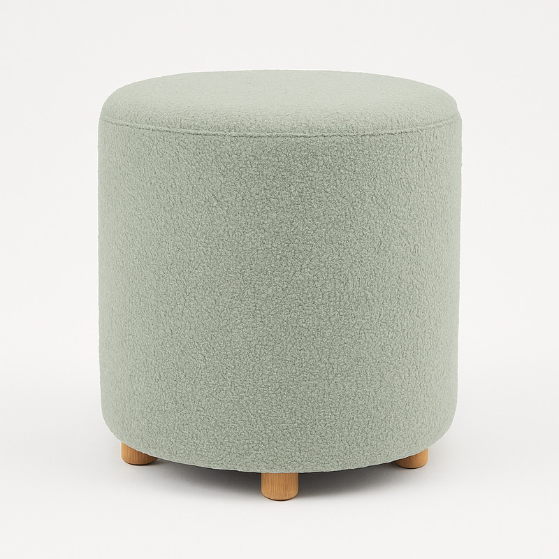 Pebble Bouclé Pouf