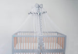 Crib Canopy with Bow Accent