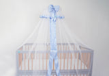 Crib Canopy with Bow Accent