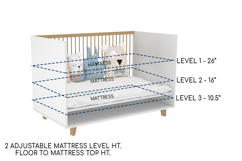 The Elegant Twin Crib