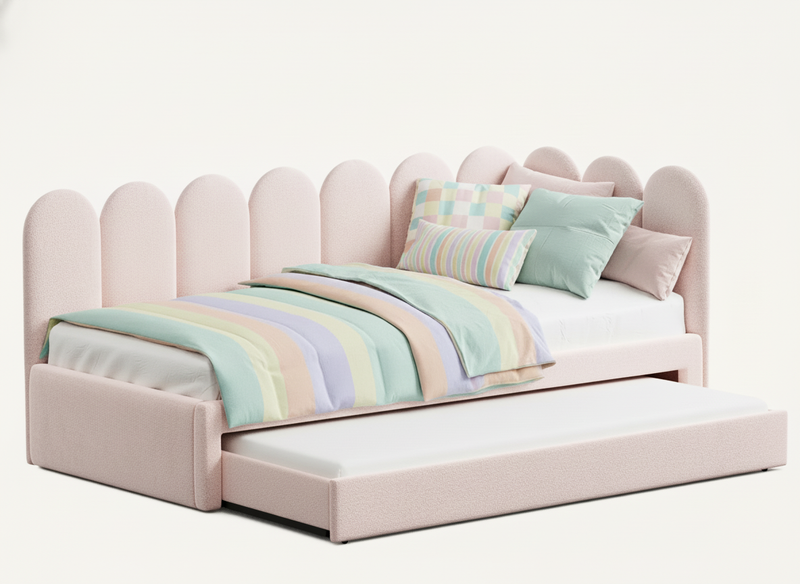 Fence Bed with Trundle Storage