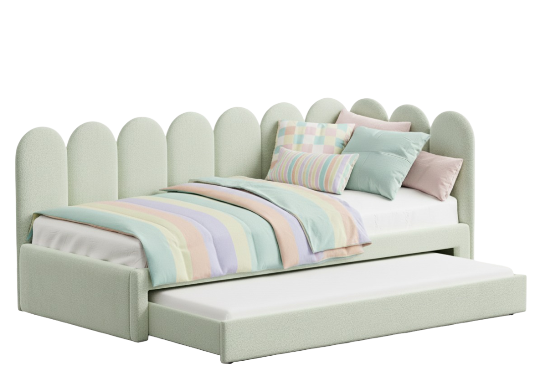 Fence Bed with Trundle Storage